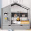 Lit en bois avec lit gigogne en bois, conception moderne avec tablette de rangement-1305175025-1305175028