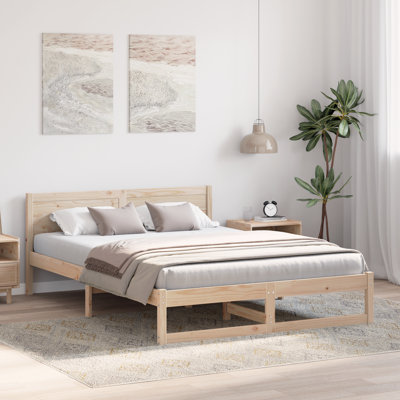 Bed Frame Solid Wood Durable Bed Frame