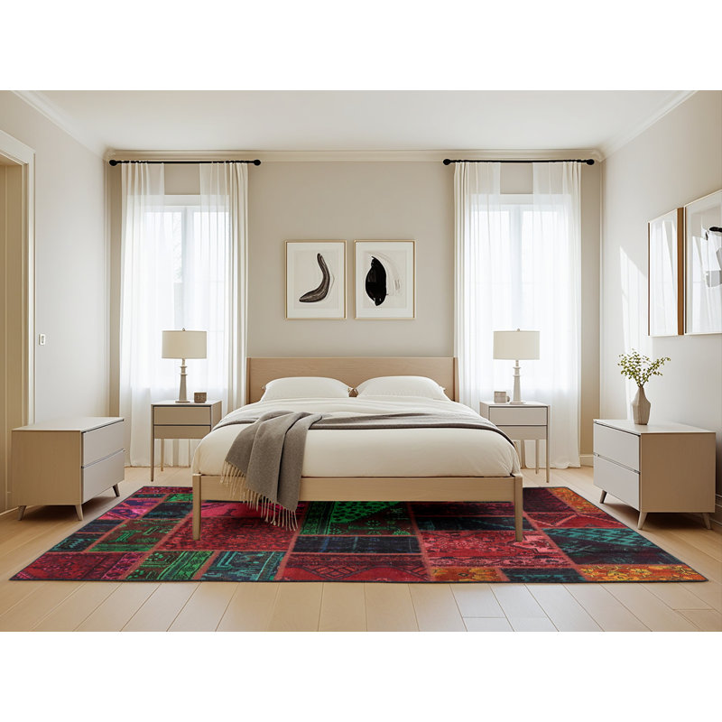 Abstract Indoor Rug, Rectangle 5' x 8'
