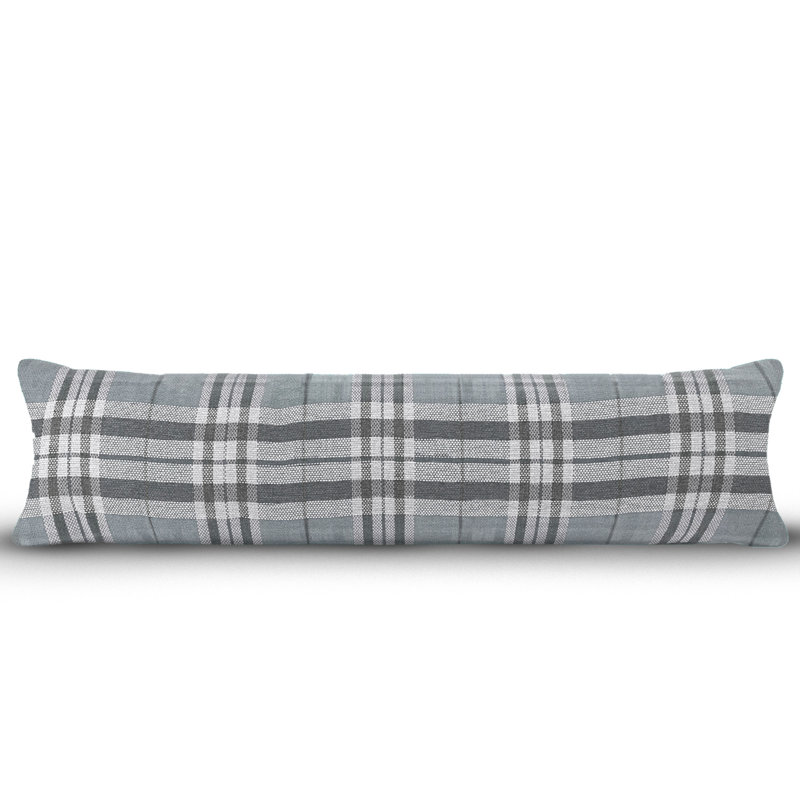 Classic Check Draught Excluder, Grey