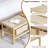 Khemisset Solid Wood Storage Bench