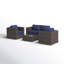 Ensemble de canapé de patio 4 pièces avec coussins entièrement assemblé-995828564