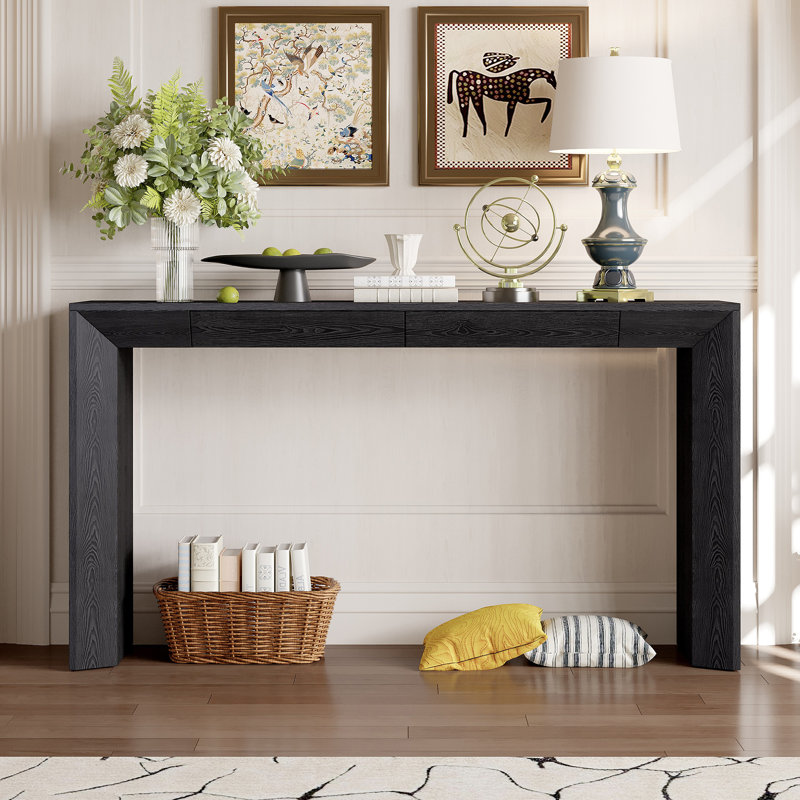 Console 60,03 po, Noir