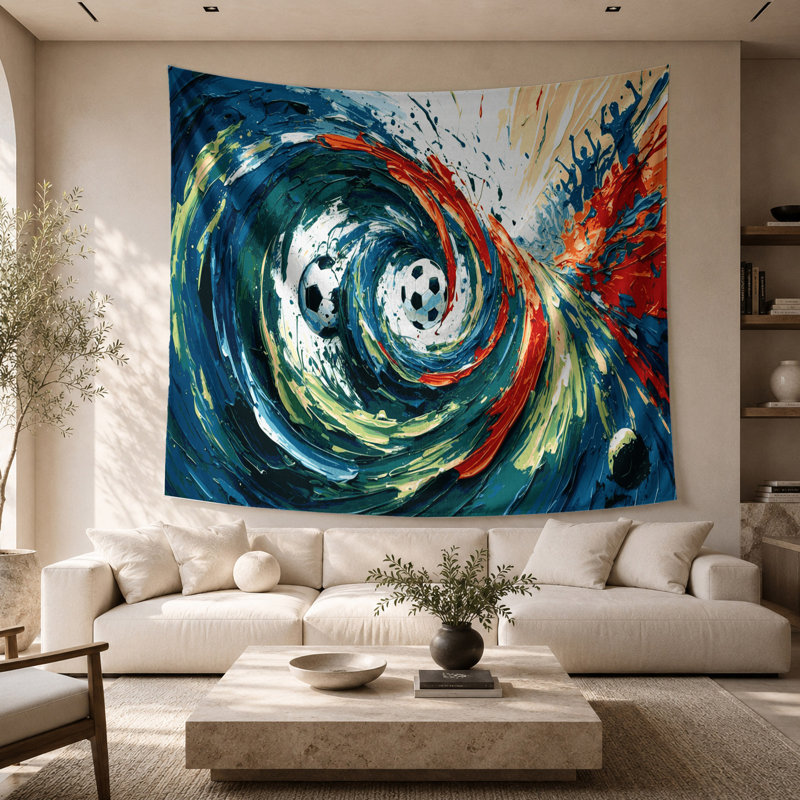 Tapisserie murale Sports Soccer, 26 po x 36 po