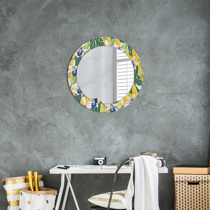 Huldar Glass Flat Wall Mirror
