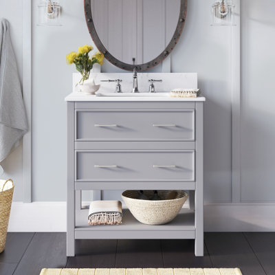 Ensemble de meuble-lavabo simple 30 po Jimerson