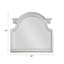 Miroir à finition blanc antique