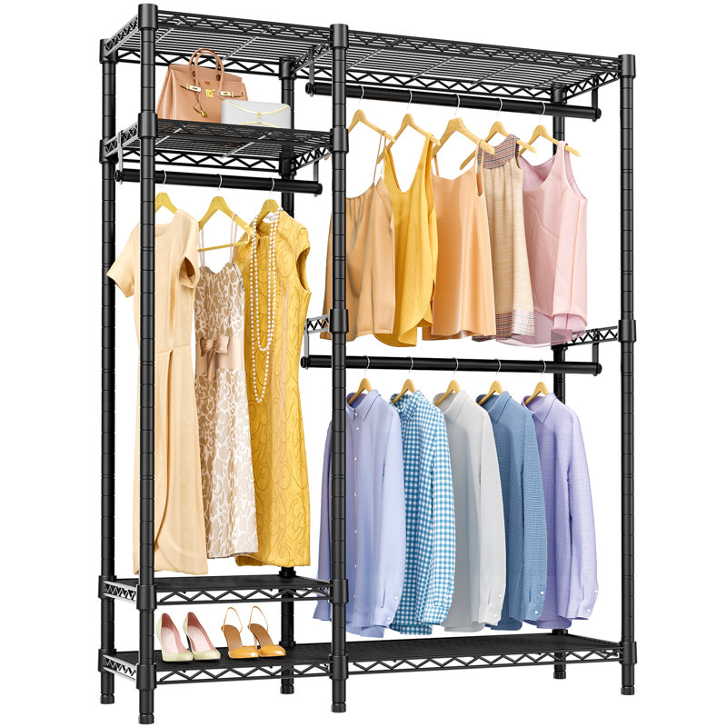 VIPEK V2 Heavy Duty Clothes Rack, Max Load 700LBS, Black