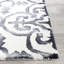 Tapis géométrique en laine touffeté à la main Pimentel-2037813316