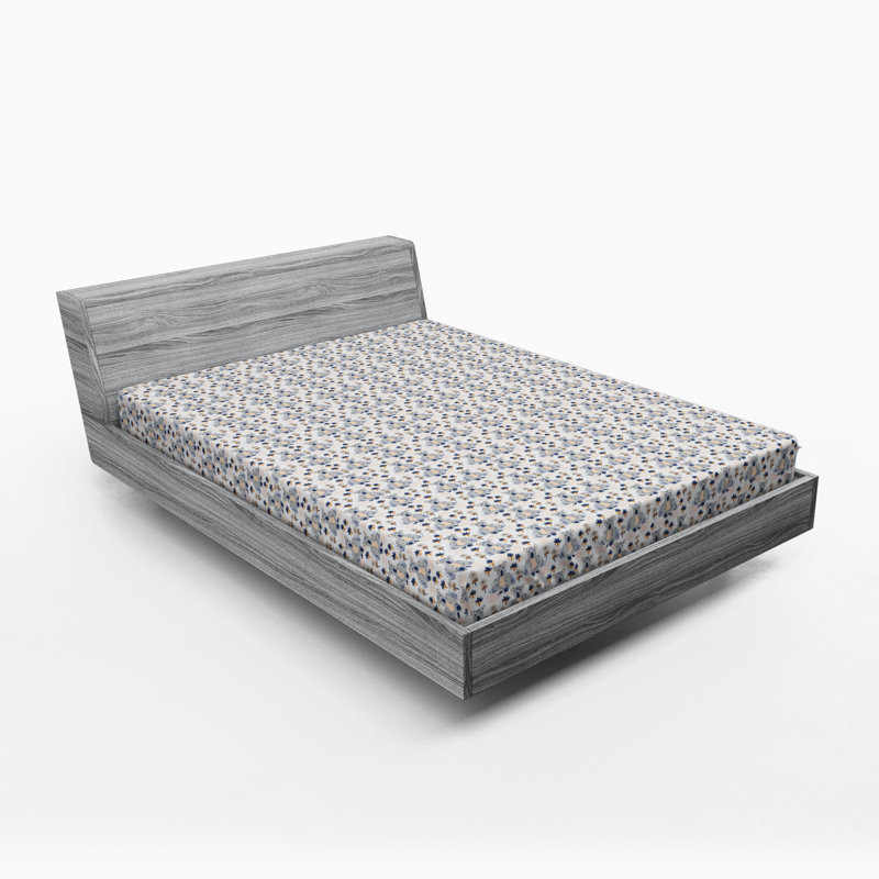 Microfiber Floral Fitted Sheet, Full Fitted Sheet