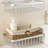 Seagrass Storage Basket 2-Pack - Woven Tank Topper Organizer With Lid For Toilet Paper, Bathroom Vanity, Pantry, Or Coffee Table Decor