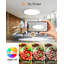 Plafonnier encastré 15,4 pouces, plafonnier à DEL ultra-mince 36W 3200Lm, luminaires à profil bas à température de couleur de 3 000 K / 4 000 K / 6 500 K pour la chambre à coucher, la cuisine, le salon et le placard