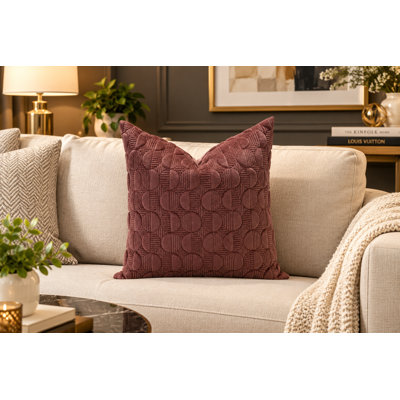 Housse de coussin Fancy rouille