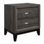 Mobilier de chambre à coucher à tiroirs en queue d'aronde de style contemporain 1pc