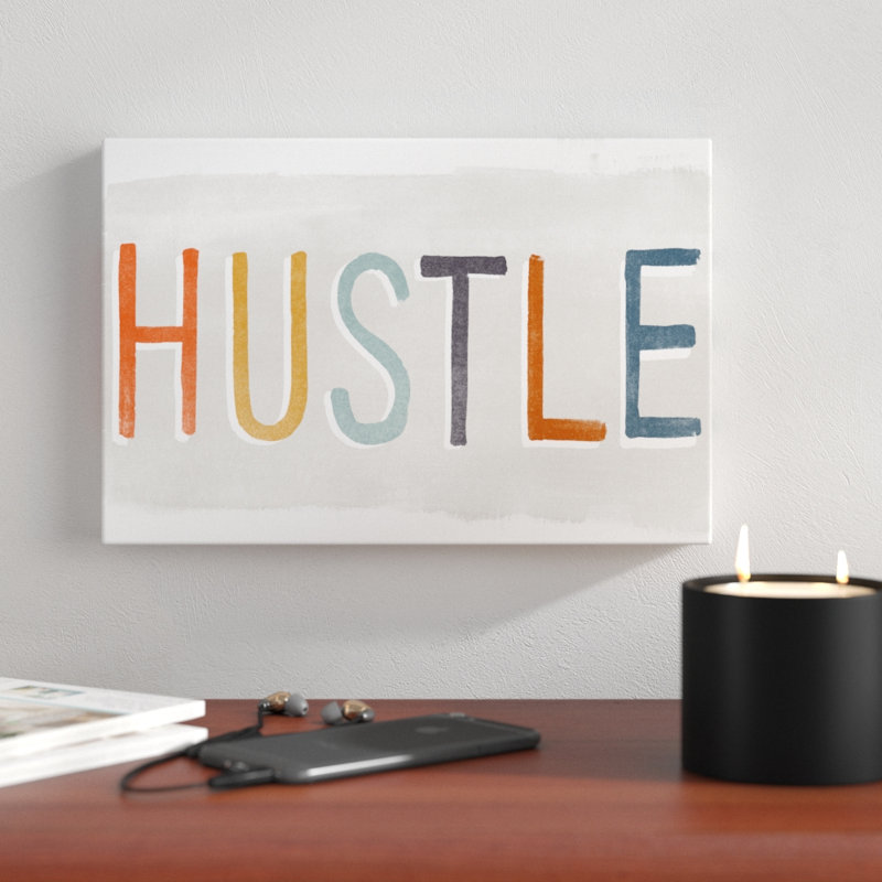 Hipster Sayings VI by June Erica Vess - Typography Print, Wrapped Canvas, 20cm H x 30cm W