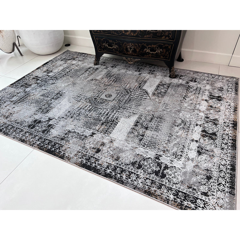 Oriental Indoor Rug, Rectangle 5'4" x 7'8"