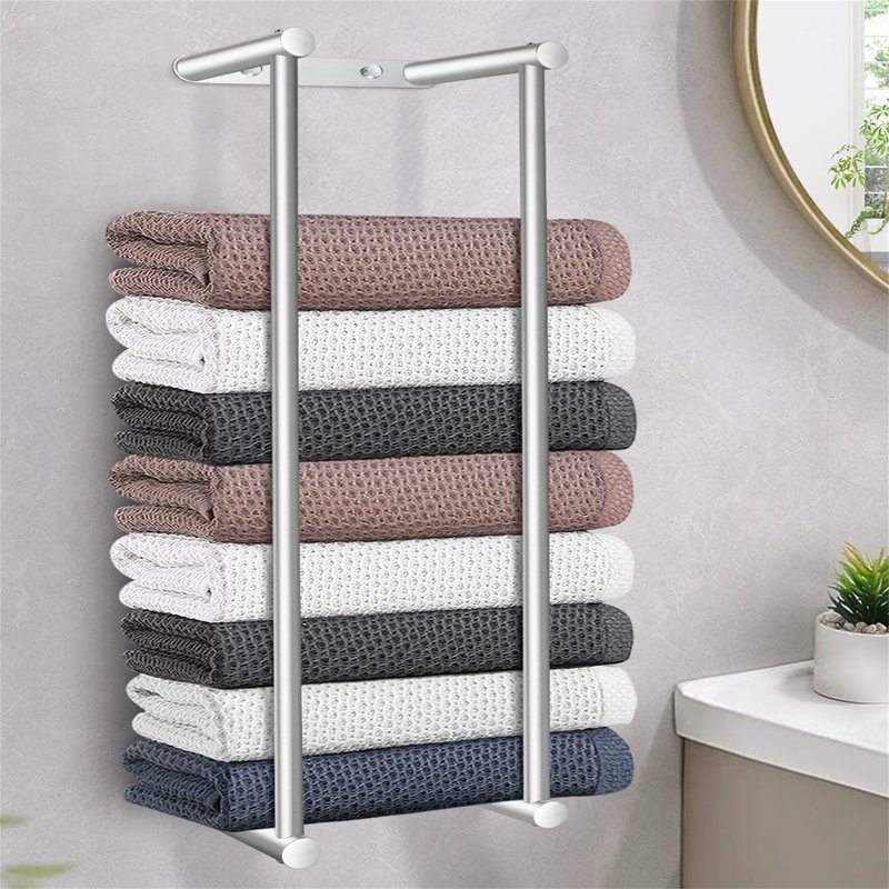 Carevic 2 Wall Mounted Required Towel Rack