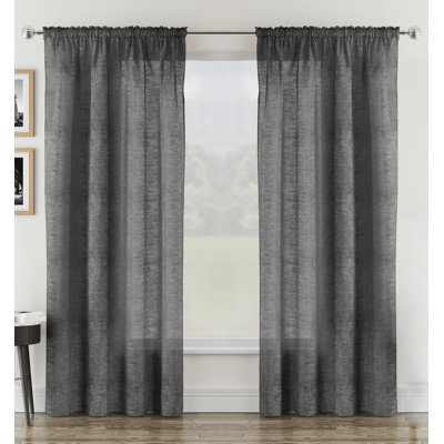 Sundas Sheer Curtain Panel Pair