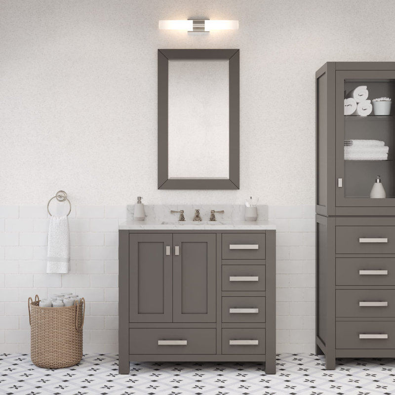 Steve 36'' W Single Vanity, Gray