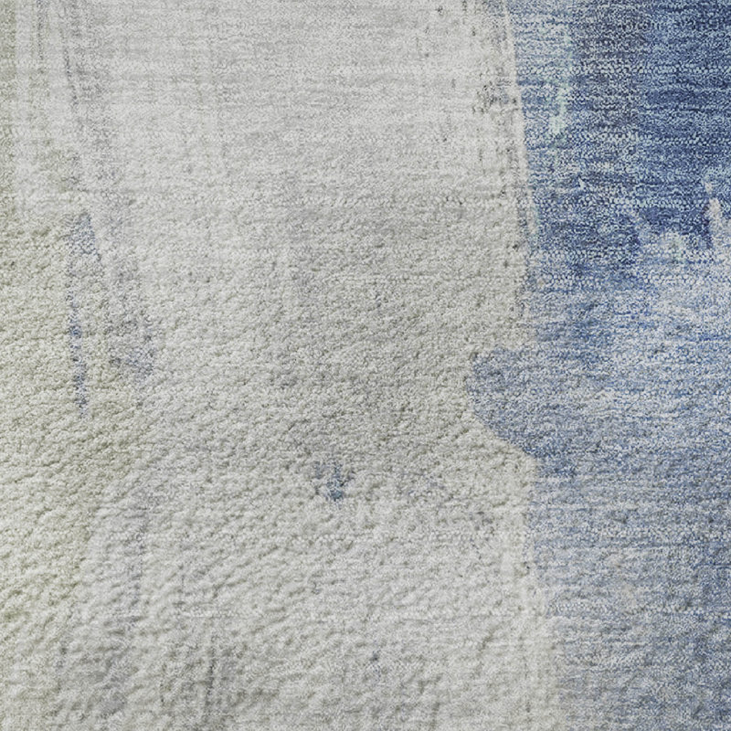 Tapis abstrait lavable à la machine Premium Mouton, Rectangulaire 8 pi x 10 pi