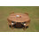 3 Seats 4 Pcs Grade-A Teak Wood Dining Set: 60" Round Table And 3 Devon Armless Chairs #01Dv73