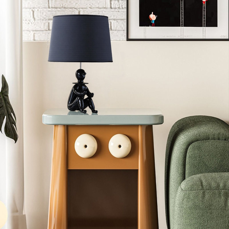  Modern Black Clown Table Lamp