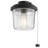1-Light Clear Glass Ceiling Fan Globe Light Kit-704593398