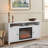Cliff 2 Door Wood Fireplace-1986995163