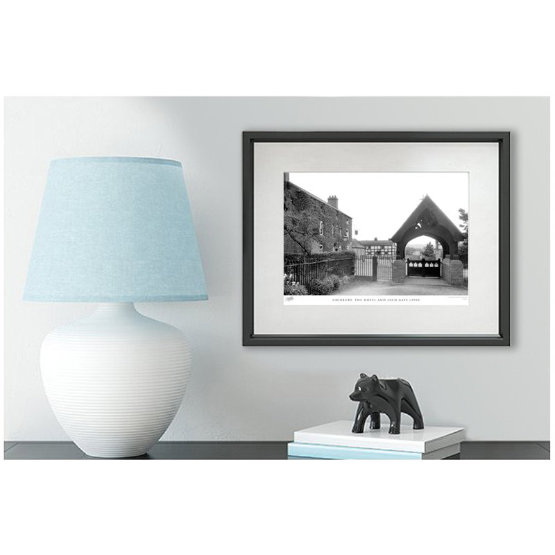 Chirbury, The Hotel And Lych Gate C1950 by Francis Frith - Single Picture Frame Print, 60cm H x 80cm W x 2.3cm D
