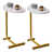 White Top/Gold Base