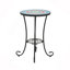 Table d'appoint de patio avec tablette