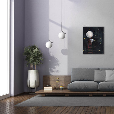  «Grab A Star» par Rachel Nieman, art mural sur toile, 26 po x 34 po