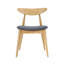 Ensemble de 2 chaises rétro en bois d'hévéa avec dossier ergonomique et coussins moelleux pour un repas confortable-1978934760-1978934764