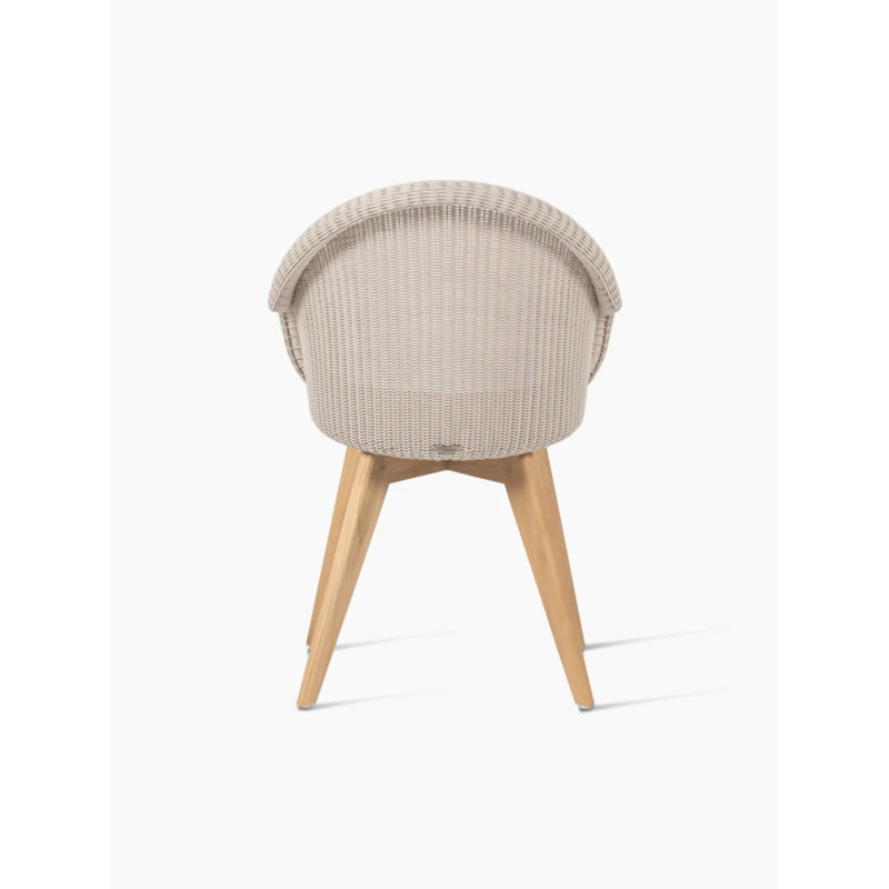 Edgard Outdoor Dining Armchair, Beige