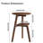 2-Tier Solid Wood End Table