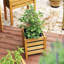 Pot à fleurs en bois Najrin
