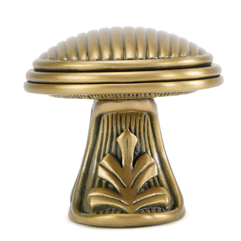 CAMBRIDGE ROUND KNOB, Museum Gold