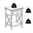 18.9'' W Nightstand