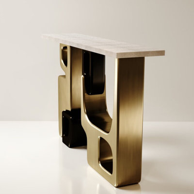 Console en bois de style moderne