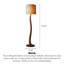 Lampe sur pied Wabi-Sabi