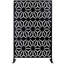 Écran d'intimité extérieur et intérieur en métal H 76 po x l 48 po, écran d'intimité décoratif autoportant pour terrasse de balcon de terrasse, panneaux de clôture d'intimité pour jardin extérieur PS118-128860653