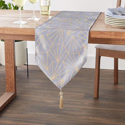 Chemin de table abstract haxegon design Swink