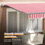 VidaXL Polyester Cover Retractable Patio Awning-126440738-126440739-126440748