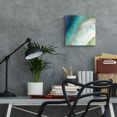 Art mural en verre acrylique «Coastal Diamond» par Danhui Nai