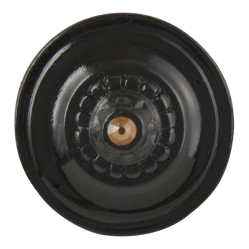 Kings Road Mushroom Knob, Dark Brass