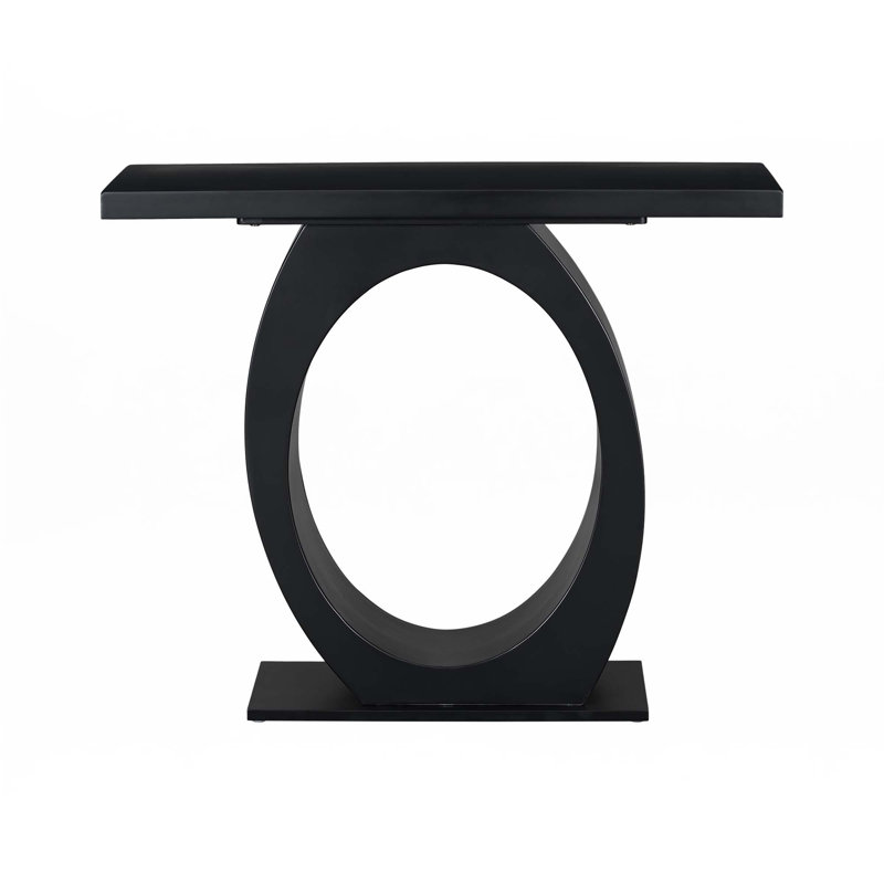 Console avec base en forme d'œuf
