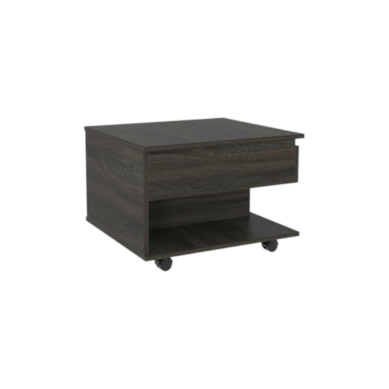Table basse à roulettes 22 po, Rouge