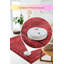 Tapis marocain décoratif rouge-1031272834