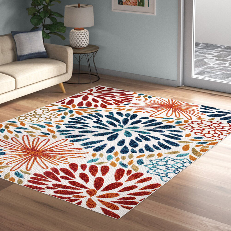 Paisley Indoor / Outdoor Area Rug, Rectangle 152 x 244cm