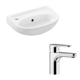Basic Ceramic 15.5'' L Bathroom Sink
